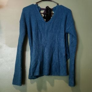 Rue21 Medium Blue Sweater with tie
